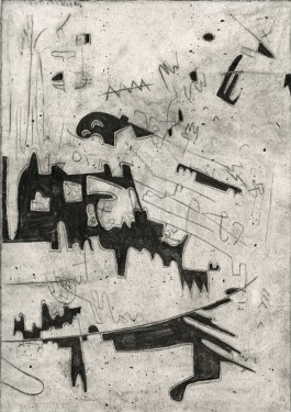 Yannick Riemer, Cave Canem, drawing on paper, 2017, Berlin 