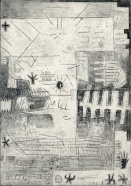 Yannick Riemer, CAVE CANEM (gambler), drawing on paper 