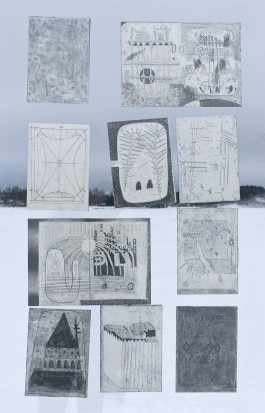 Yannick Riemer, When ice melts shit will drown, exhibition with Fabian Hub, Alajärvi, Nelimarkka Museo, Finland 