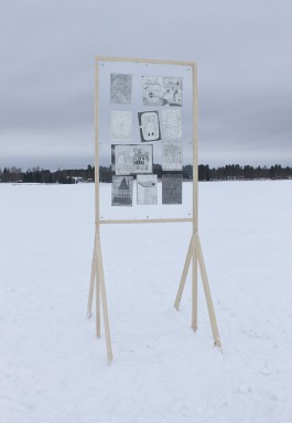 Yannick Riemer, When ice melts shit will drown, exhibition with Fabian Hub, Alajärvi, Nelimarkka Museo, Finland 